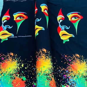 95% poliéster 5% Spandex Vintage impreso tejido 75D 100D cuatro vías estiramiento crepé tela súper suave - Product Image 1