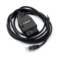 Black Data Cable for B-m-w E-NET E-thernet to OBD OBDII Interface Cable