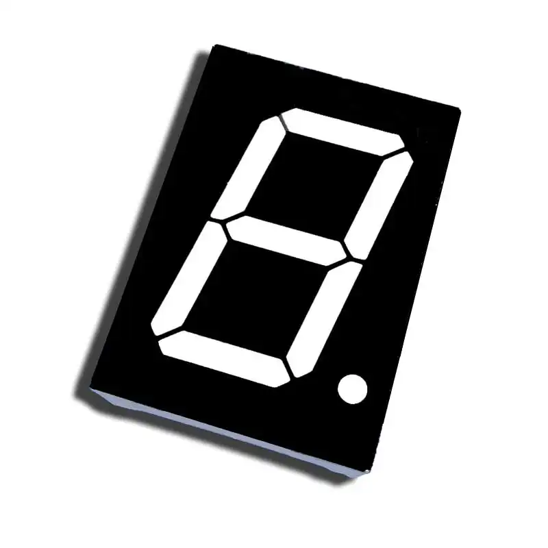 Wit licht 1 inch 25.4mm 7-segment single digit led display of buis numerieke