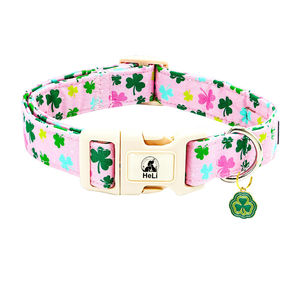 Collares de nailon con estampado personalizado para perros y gatos, accesorios personalizados duraderos y suaves para mascotas, tamaños grandes y medianos para uso en exteriores - Product Image 6