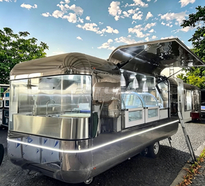 Remolque de café, Restaurante de pizza, Remolque de hot dogs y helados, Carrito de pizza, Remolque de comida móvil con cocina para papas fritas, Camioneta de comida móvil con café - Product Image 2
