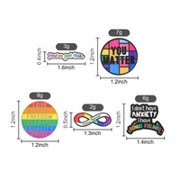 Épinglette en émail avec citation inspirante sur la santé mentale pour veste, sac à dos et tenue décontractée, accessoire de décoration de mode