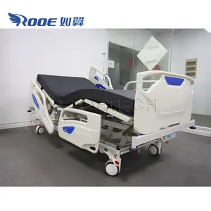 BAE503 Perlengkapan Medis Pemeriksaan ICU Elektrik Harga Tempat Tidur Pasien dengan Roda Tipe Tiga Tahap