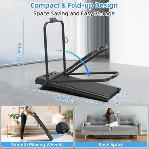 Caminadora Portátil de Alta Calidad para Debajo de Escritorio para el Hogar con Inclinación para Ejercicio en Gimnasio Pantalla LED Pista de Correr Plegable - Product Image 5