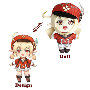 Muñecos Personalizados Keli Hutao, Juguetes de Peluche de Cómic, <span class=keywords><strong>Figuras</strong></span> de Peluche, Muñecos de Peluche Kawaii de <span class=keywords><strong>Genshin</strong></span> <span class=keywords><strong>Impact</strong></span> en Posición de Pie y Sentada - Product Image 2