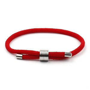 Welwish Popular <strong>Red</strong> Rope Lucky Adjustable Love Token <strong>Bracelet</strong> for Girls Boys - Product Image 1