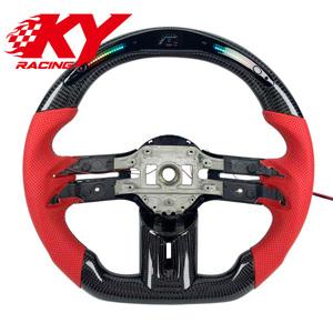 Volant personnalisé en fibre de carbone avec écran LED pour Mercedes Benz C E S W176 W204 W205 W206 W212 W213 GLA45 C63 E63S G63 GT50 - Product Image 1