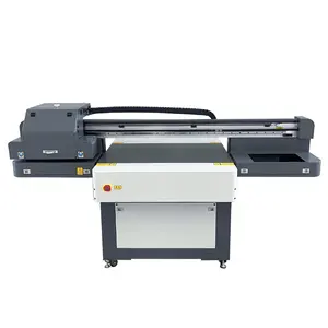 Groothandelsprijs 6090 Uv Led Flatbed Telefoonhoes Drukmachine Cilinder Mok Hout Steen UV-Printer