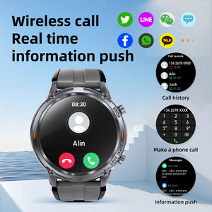 2025 New S350 Smartwatch BT cuộc gọi thể thao thông minh đồng hồ pin lớn Vòng đeo tay thông minh người đàn ông giá rẻ reloj Đồng hồ thông minh với đèn pin - Product Image 2