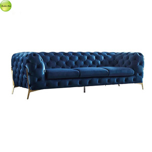 Conjunto de muebles de salón de belleza italiano clásico, venta de tiendas en línea con patas de metal para uso en apartamento - Product Image 3