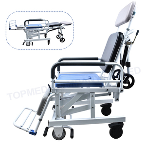 Chaise de douche inclinable avec siège de toilette pour la mobilité en salle de bain MDMA - Product Image 3