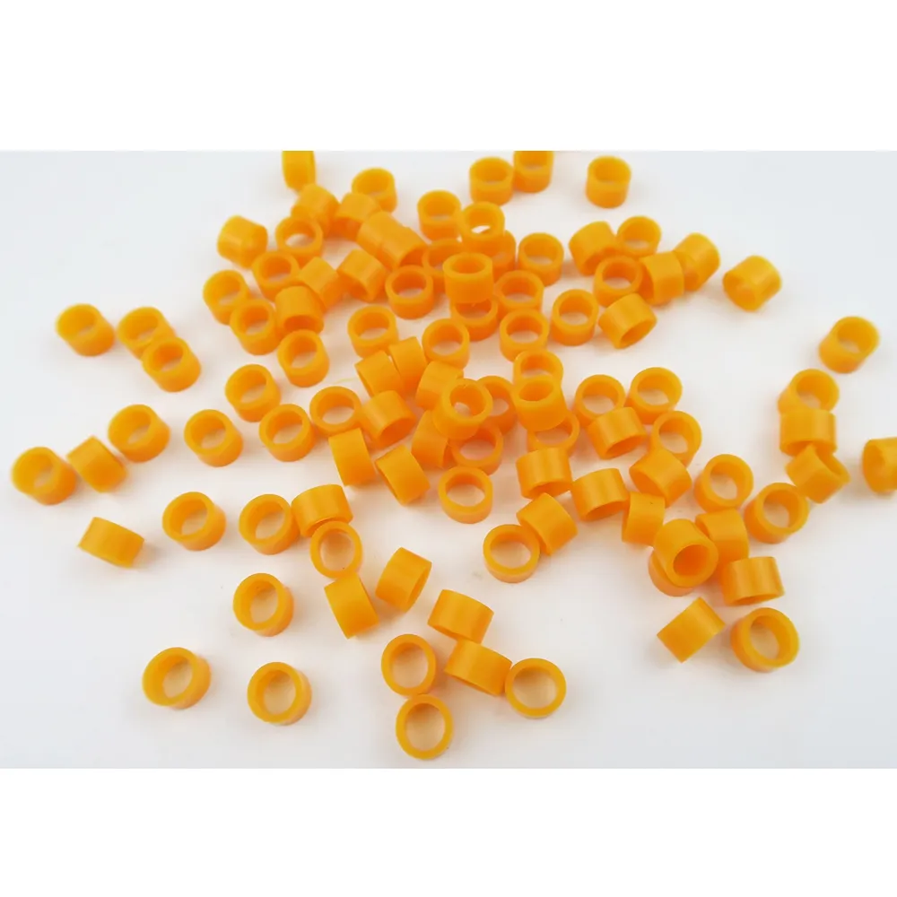 दंत रंग कोड साधन के छल्ले नारंगी सिलिकॉन रबर