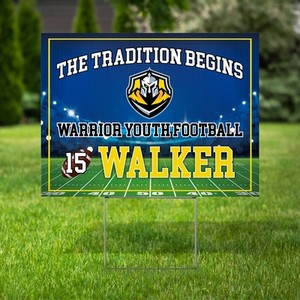 Letrero Personalizado para Jardín, Impresión a Todo Color, Resistente al Agua, Tamaño Estándar 24'' x 18'' - Doble Cara, Venta al Por Mayor de Fábrica - Product Image 3