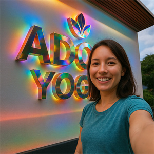 Insegna Luminosa a LED Impermeabile per Edifici, Lettere Retroilluminate in Canale, Insegna 3D, Stampa Frontale in Metallo Acciaio Inossidabile - Product Image 1