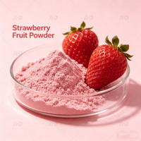 Poudre de jus de fruits aromatisée à l'extrait de fraise lyophilisée naturel de qualité alimentaire pure à 100 %, en vrac, entrepôt USA
