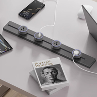 Prise de courant industrielle robuste de haute qualité à 4 prises avec interrupteur et USB pour prises UK, US, EU, montage mural