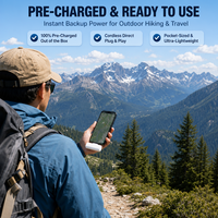 Chargeur de téléphone jetable 1200 mAh à usage unique Banque d'alimentation d'urgence Banco De Energia Portatil Mini Banque d'alimentation jetable