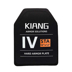 KIANG Persoonlijke Beschermingsuitrusting Gepantserde Plaat voor Tactisch Vest Tactische Beschermingsinzetplaat Gemaakt van Keramiek & PE - Product Image 4