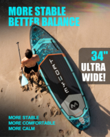 Papan SUP Tiup Drop Stitch OEM Pabrik Myboat China, Papan Stand Up Paddle Tiup untuk Olahraga Air, Papan Pancing Tiup, Papan Selancar