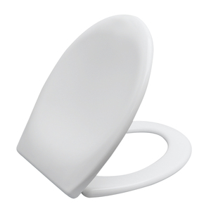 Venta caliente Accesorios de baño modernos Asiento de inodoro de una pieza Universal UF Cubierta de asiento de inodoro de <span class=keywords><strong>cierre</strong></span> <span class=keywords><strong>lento</strong></span> <span class=keywords><strong>Bisagra</strong></span> de liberación rápida - Product Image 1