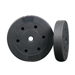 Plaques de poids en plastique et ciment légères et bon marché pour la musculation, vente en gros, 10 kg, 20 kg, 25 kg - Product Image 3