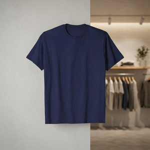 T-shirts pour hommes surdimensionnés en coton 100% tricoté, 180g, personnalisables OEM, à manches courtes, unis, prêts pour la sérigraphie - Product Image 3