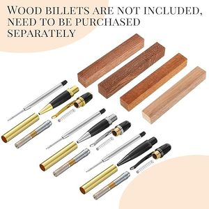 PSI Classic Twist Pen Kit Metaal Houten Pen Potlood Maak Onderdelen Draaien Enkelvoudige Buis DIY Pen Kits voor Houtdraaien - Product Image 3