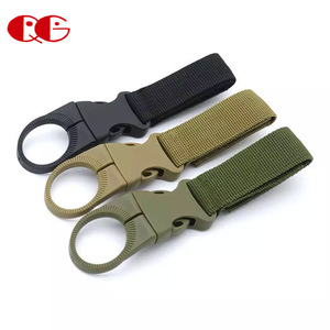Clip de boucle de suspension de bouteille d'eau OEM, <span class=keywords><strong>porte</strong></span>-anneau de bouteille Portable, sangle de sangle en Nylon <span class=keywords><strong>pour</strong></span> <span class=keywords><strong>sac</strong></span> <span class=keywords><strong>à</strong></span> <span class=keywords><strong>dos</strong></span>, ceinture de randonnée en plein air - Product Image 6