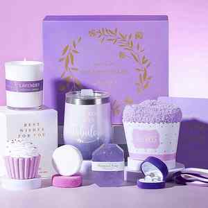 Panier-cadeau spa relaxant unique pour son anniversaire, coffret cadeau personnalisé pour petite amie, nouvelle arrivée 2023, cadeaux pour la Saint-Valentin - Product Image 1