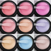 Lot de 1 kg de gel UV de construction en vrac, collection de gels dur professionnels, kit de vernis à ongles en gel, gel français non toxique, 108 couleurs