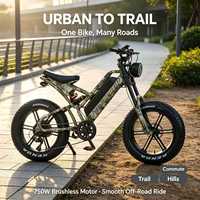 Vélo électrique tout-terrain adulte personnalisable à batterie lithium, pour la ville, haute vitesse, vélo électrique de montagne, e-dirt bike