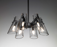 XZ decoración restauración Hardware colgante luz gota araña cocina techo Led latón colgante iluminación para comedor