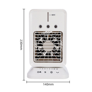 Mini Enfriador de Aire de Escritorio con Tanque de Agua de 300 ml, Función Oscilante, Alimentación USB, Refrigeración y Humidificación para Hogar y Oficina - Product Image 5