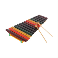 High Quality Professional Child Kid Baby Wood Block Xylophone Educational Musical Instrument with Metal Stand for 2-4 Year Olds