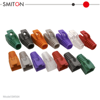 Protège-prises modulaires RJ45 CAT5E/CAT6/CAT6A/CAT7 – Manchons en plastique pour connecteurs Ethernet RJ45 – Protections en caoutchouc