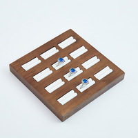 FORTE plateau à bijoux en bois massif personnalisé présentoir montre élégante bague pendentif plaque de rangement pour bagues montres et boîtes à bijoux
