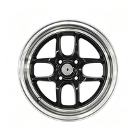 Rines de Aleación Estilo JDM Personalizados de 15-16 Pulgadas 4x100 5.5J 8.0J ET20/ET25, Ligeros, de Alto Rendimiento, Nuevos para Autos Deportivos