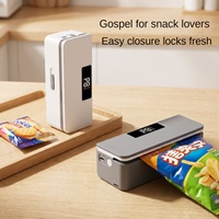 Machine à sceller portable de deuxième génération en ABS rechargeable pour le thé et les snacks, mini-scelleuse manuelle à pression transfrontalière