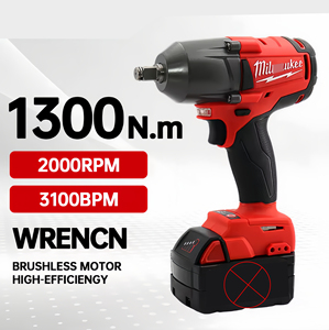 Llave de Impacto Portátil de 1/2 Pulgada de Alta Intensidad, 1300 Nm de Alto Torque, Herramientas Modernas de Alta Calidad para Renovaciones y Reparaciones - Product Image 3