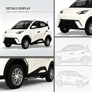 Nuevo Mini Auto Eléctrico Chino 2026, Vehículo Eléctrico de Baja Velocidad de Cuatro Ruedas y 5 Asientos, Auto para Viajes Diarios - Product Image 4