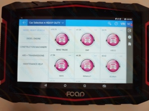 Đèn hiệu chất lượng tuyệt vời fcar f508d HD xe tải tabpro F508 D8 DIESEL xe quét Xe Tải Công cụ Chẩn đoán - Product Image 3