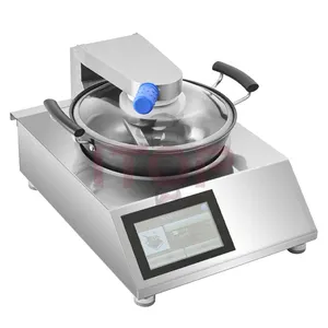 Automatic 6L 12L Fried Rice Machine Intelligent Cooking Robot 6.8L Stir Fry Pot Cooking Equipment