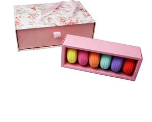 Deluxe plegable caja de regalo con PET transparente cubierta para polvo suelto y polvo pincel y esponja mezcla de huevo regalo de embalaje - Product Image 6