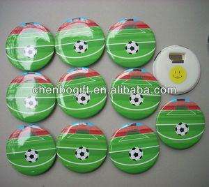 OEM worldcup trò chơi bóng đá từ mở chai kim loại bia mở tủ lạnh nam châm cho cửa tủ lạnh - Product Image 2