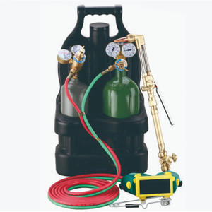 Kit de soudage miniature industriel portable avec chalumeau en laiton de style américain et bouteille de gaz, y compris un sac de transport pour la découpe et la soudure - Product Image 3