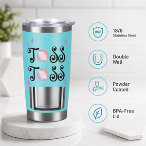 Long Heat Cold Retention Stainless Steel Tumbler Eco-Friendly Straw 12-24 Hours Thermal Insulation Custom Art Back School - Product Image 2