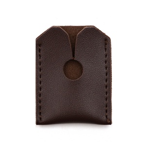 Men's Vintage Genuine Leather Razor <b>Case</b> with Protective Cover for Travel <b>Makeup</b> & Kitchen Storage No Closure - Product Image 6