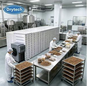 Séchoir alimentaire industriel en acier inoxydable pour la déshydratation des aliments pour animaux de compagnie - Product Image 1