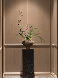 Jarrón de Cerámica Zen, Estilo Chino Nuevo, Estética de la Dinastía <span class=keywords><strong>Song</strong></span>, Decoración Creativa Retro para el Hogar, Hotel, Pasillo, China Continental - Product Image 5