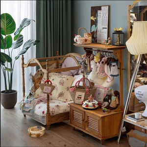 Luxe Massief Houten Huisdierenmeubilair Hondenkennel Kat Bed Huisdrager Voor Gebruik In De Woonkamer - Product Image 5